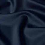 Schumacher 87325 Donovan Merino Wool Sateen Navy fabric swatch
