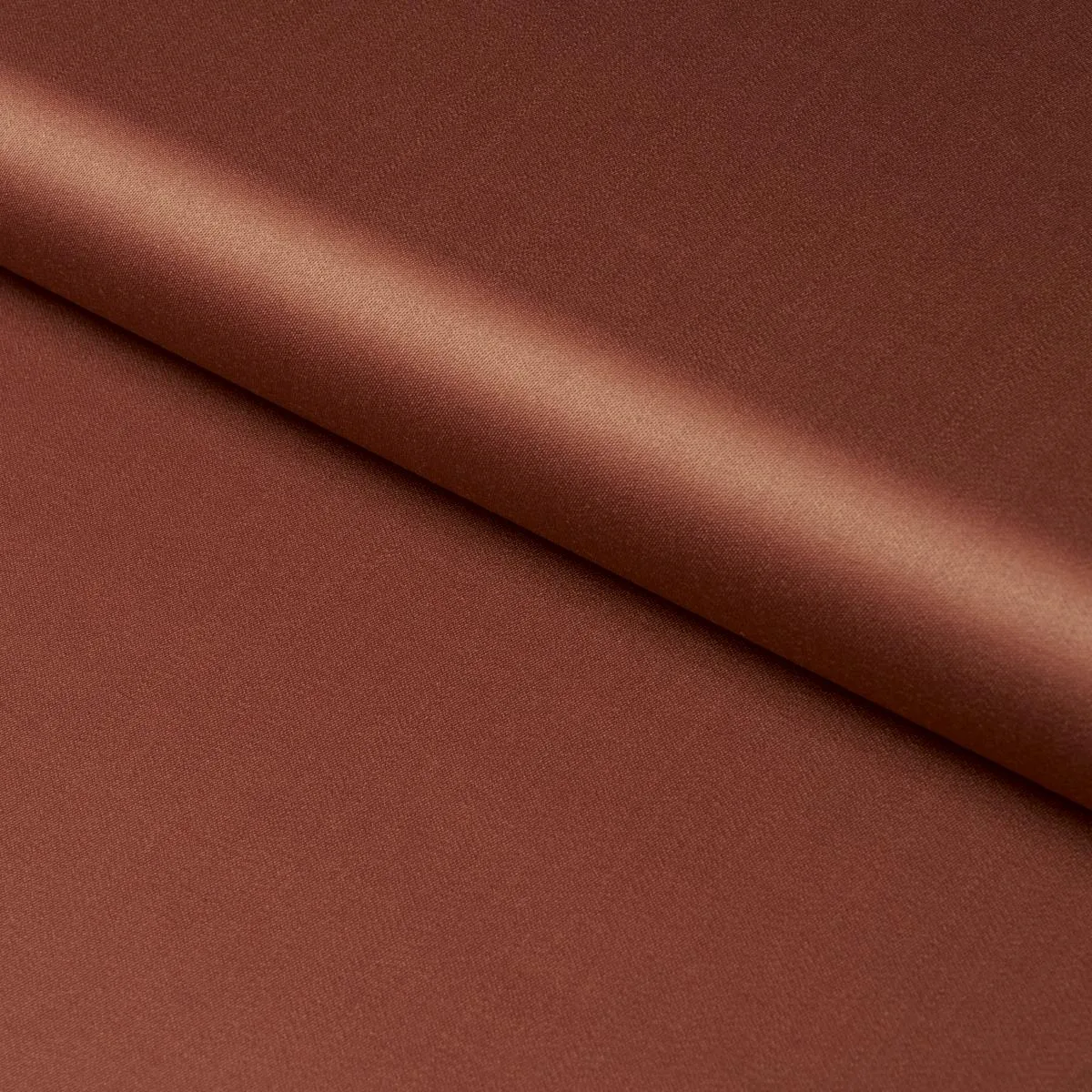 Schumacher 87323 Donovan Merino Wool Sateen Rust fabric swatch