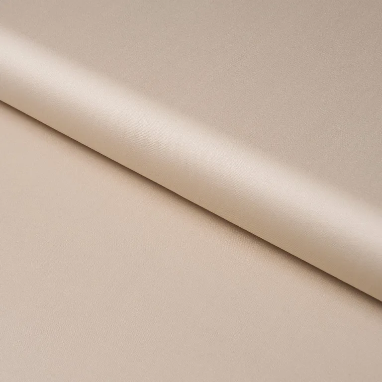 Schumacher 87321 Donovan Merino Wool Sateen Taupe fabric swatch