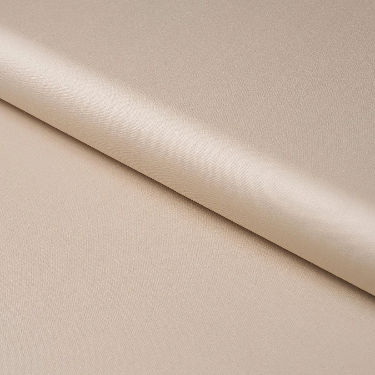 Schumacher 87321 Donovan Merino Wool Sateen Taupe fabric swatch