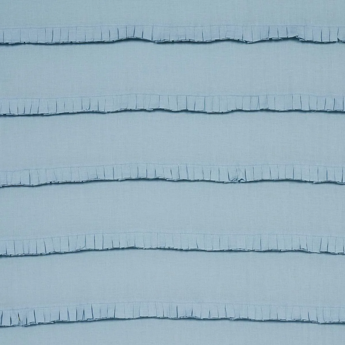 Schumacher 82652 Dorothy Pleated Linen Chambray fabric swatch
