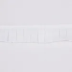 Schumacher 82651 Dorothy Pleated Linen Ivory fabric swatch