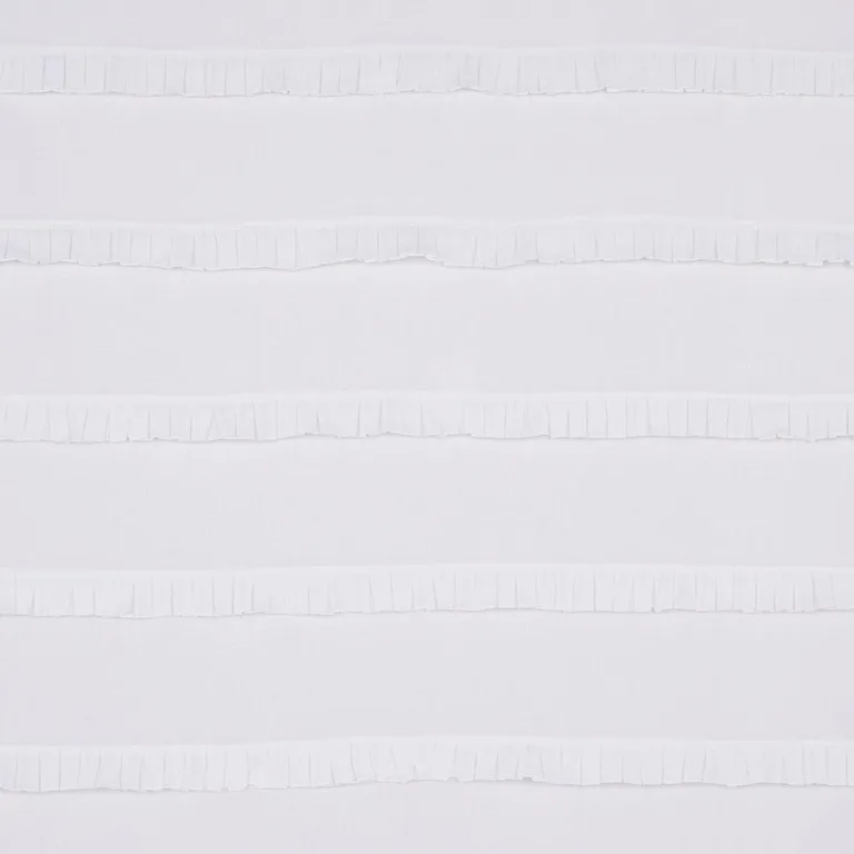 Schumacher 82651 Dorothy Pleated Linen Ivory fabric swatch