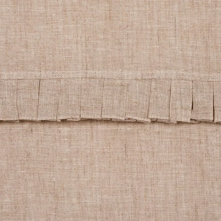 Schumacher 82650 Dorothy Pleated Linen Linen fabric swatch
