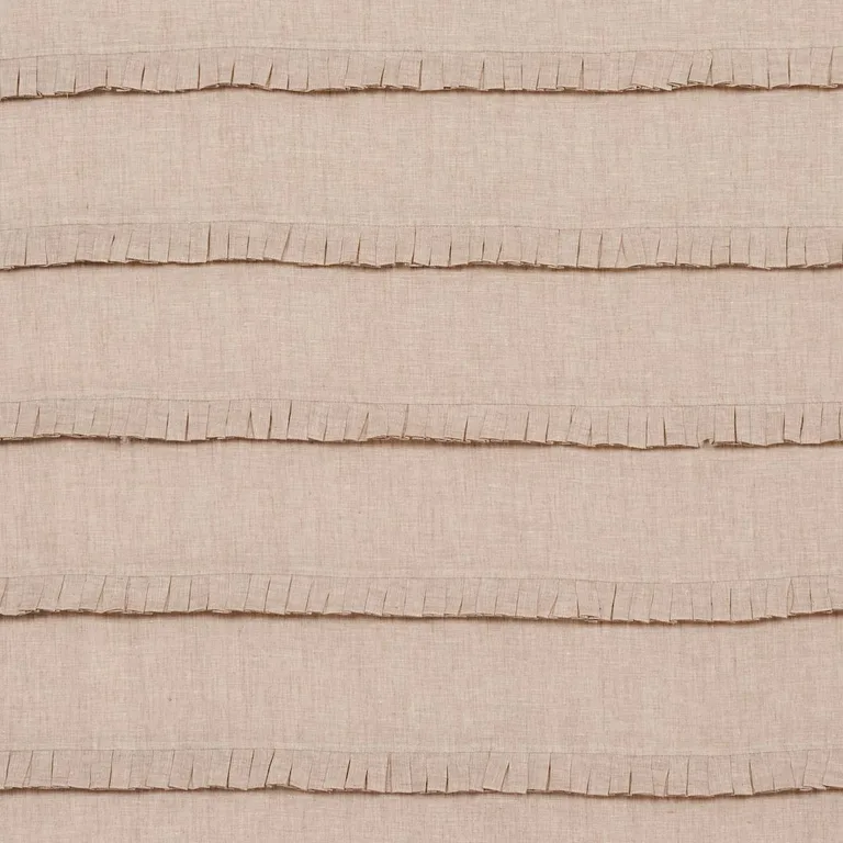 Schumacher 82650 Dorothy Pleated Linen Linen fabric swatch
