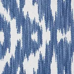Schumacher 75553 Dorset Indigo fabric swatch