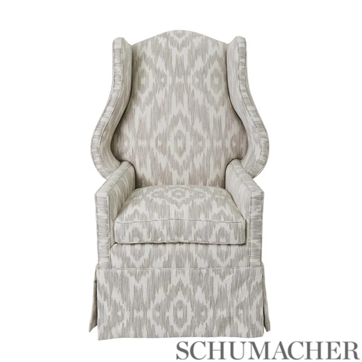 Schumacher 75552 Dorset Mineral fabric swatch