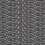 Schumacher 177105 Dot Dash Black fabric swatch