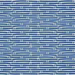 Schumacher 177101 Dot Dash Navy fabric swatch