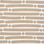 Schumacher 177103 Dot Dash Sand fabric swatch