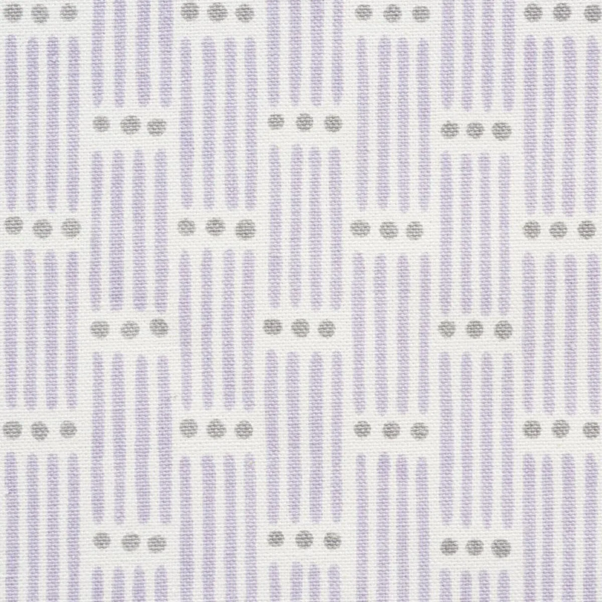Schumacher 177712 Dotted Stripe Lilac fabric swatch