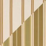 Schumacher 86881 Double Face Stripes Chartreuse fabric swatch