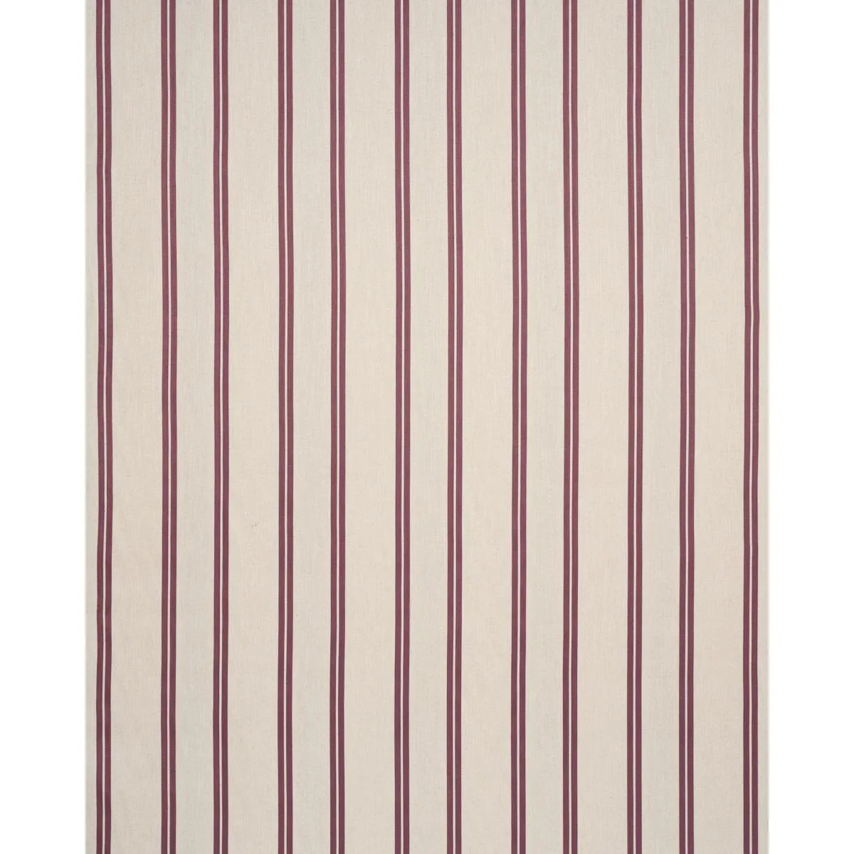 Schumacher 86882 Double Face Stripes Denim Rosé fabric swatch