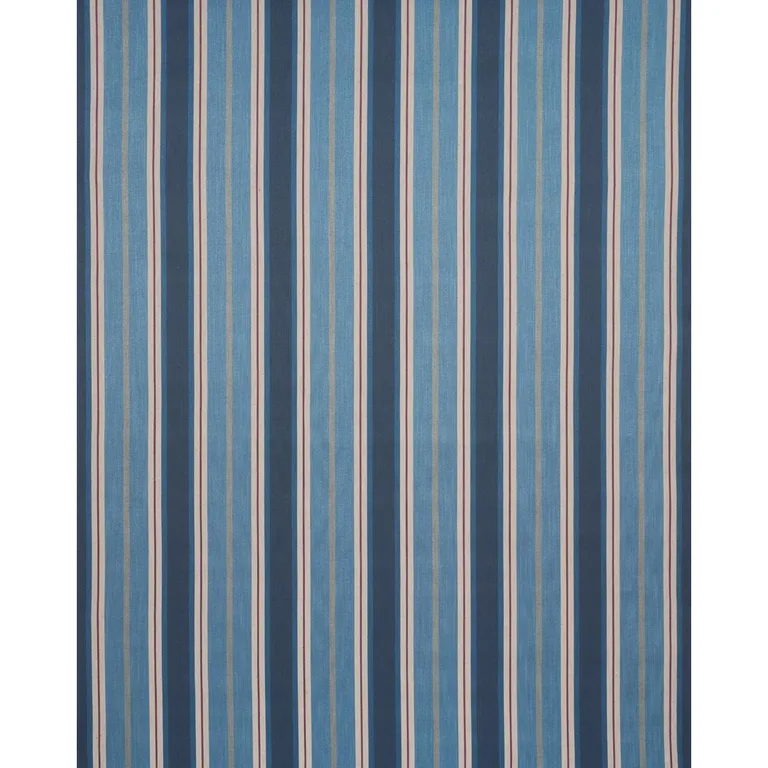 Schumacher 86882 Double Face Stripes Denim Rosé fabric swatch