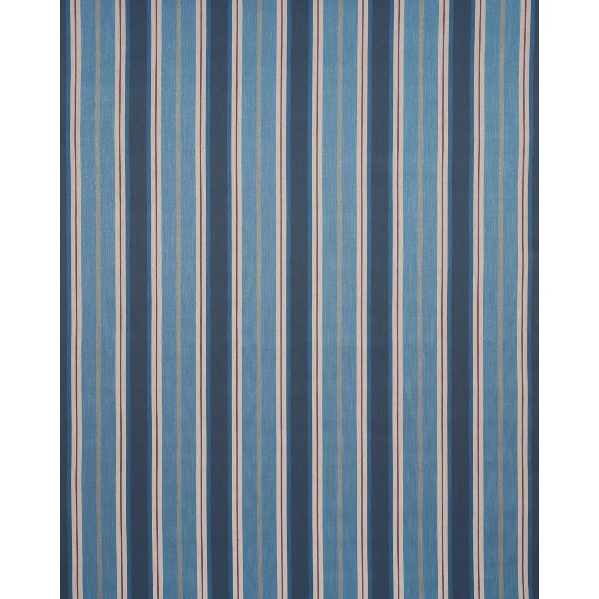 Schumacher 86882 Double Face Stripes Denim Rosé fabric swatch