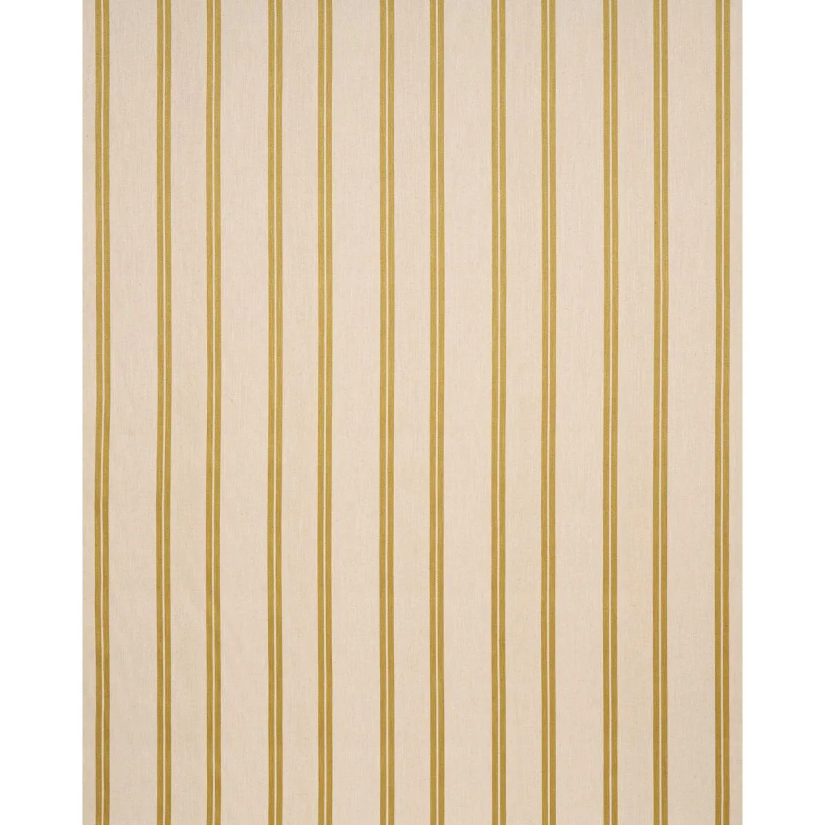 Schumacher 86880 Double Face Stripes Terracotta Lime fabric swatch