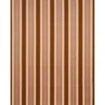 Schumacher 86880 Double Face Stripes Terracotta Lime fabric swatch