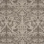 Schumacher 86590 Dougal Damask Smoke fabric swatch