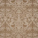 Schumacher 86591 Dougal Damask Wheat fabric swatch