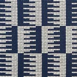 Schumacher 73320 Dovetail Indoor/Outdoor Navy fabric swatch