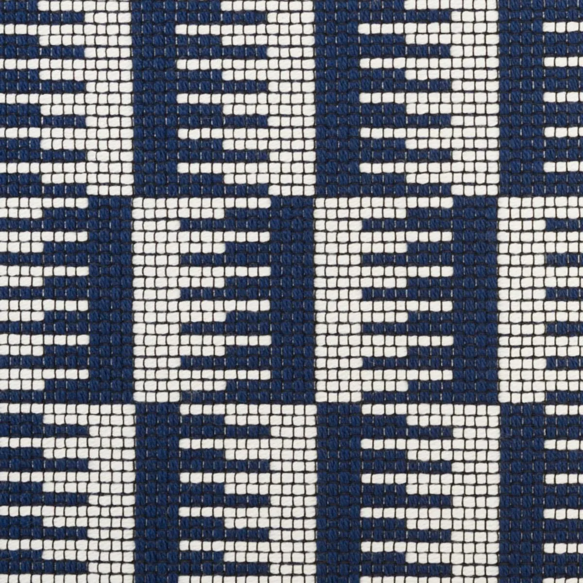 Schumacher 73320 Dovetail Indoor/Outdoor Navy fabric swatch