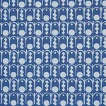 Schumacher 83411 Downtown Blues fabric swatch