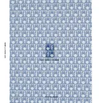 Schumacher 83411 Downtown Blues fabric swatch