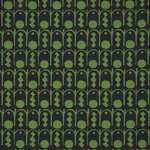 Schumacher 83412 Downtown Green And Black fabric swatch