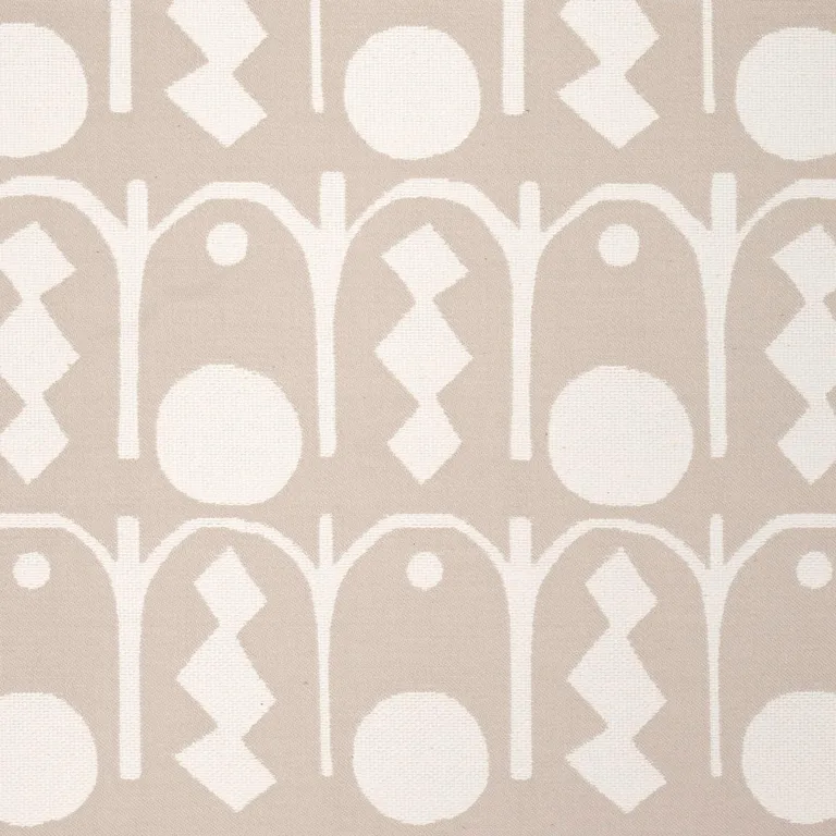 Schumacher 83410 Downtown Natural fabric swatch