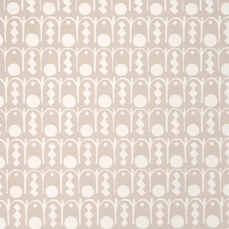 Schumacher 83410 Downtown Natural fabric swatch