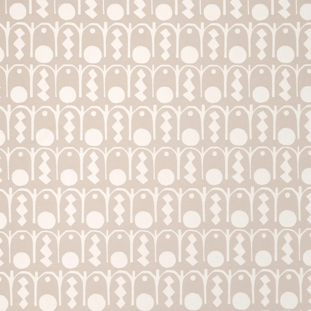 Schumacher 83410 Downtown Natural fabric swatch