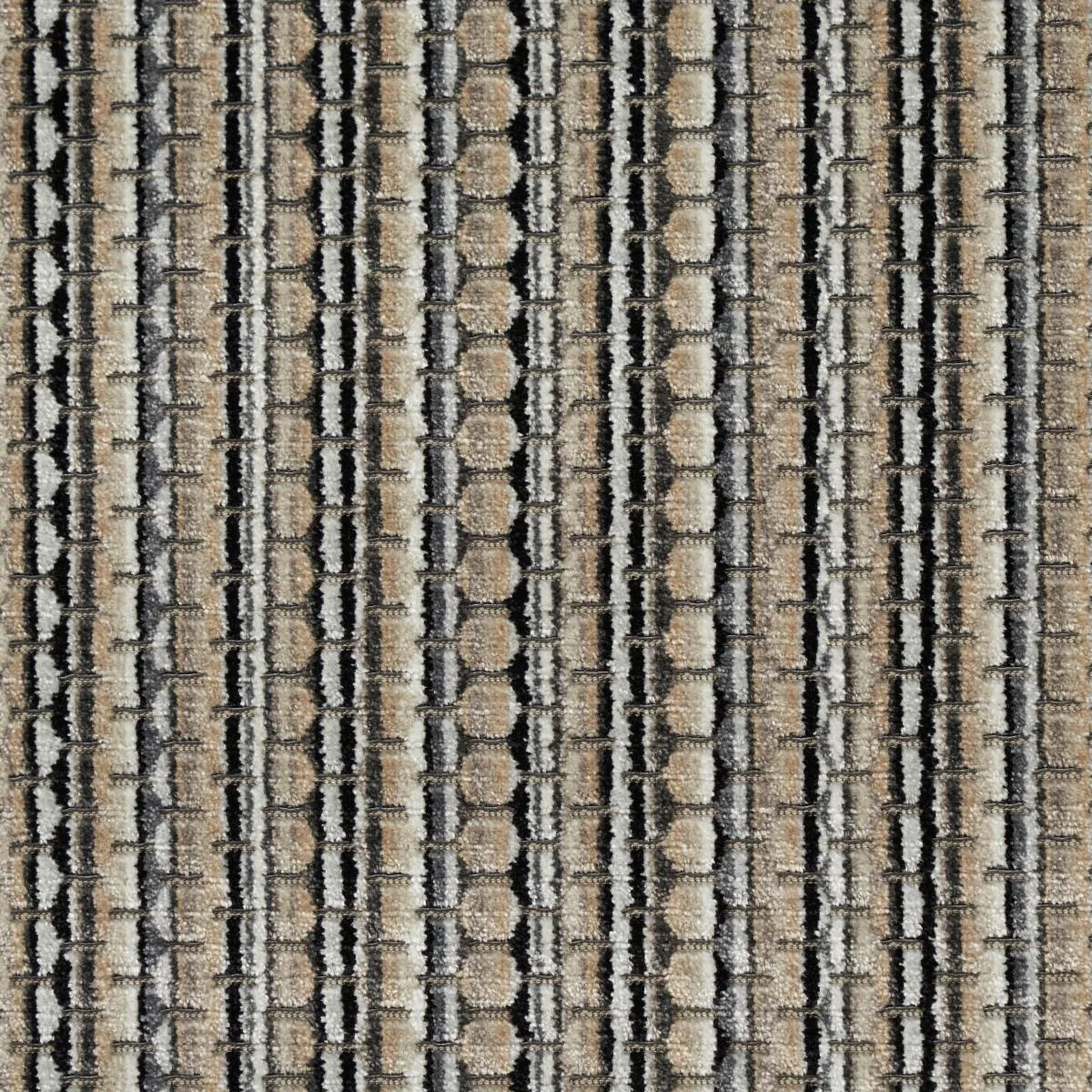 Schumacher 66916 Downtown Velvet Pebble fabric swatch