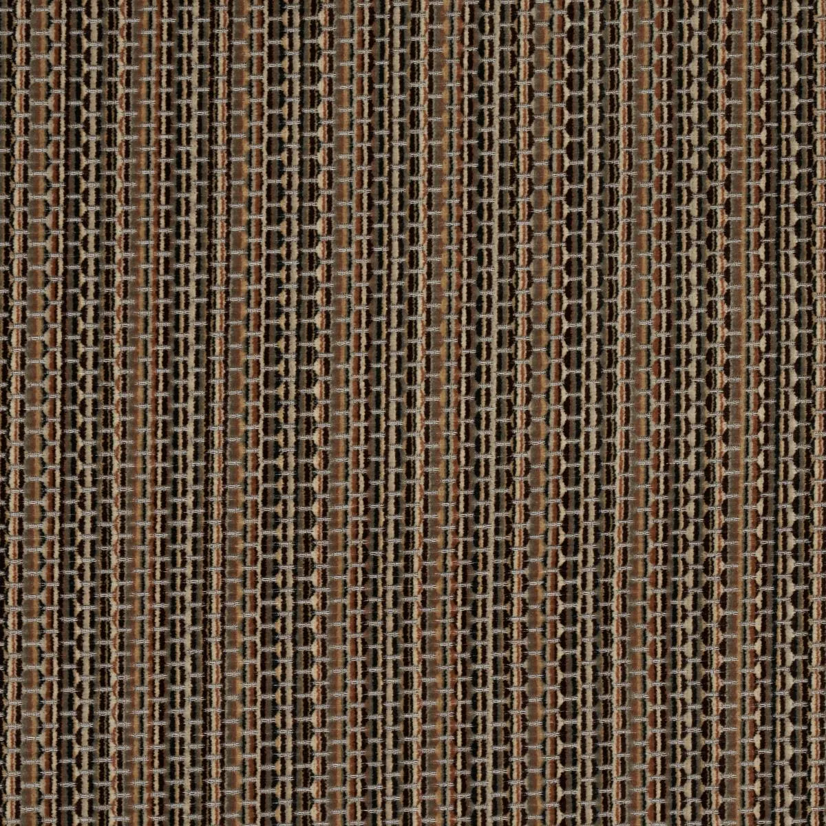 Schumacher 66915 Downtown Velvet Sepia fabric swatch