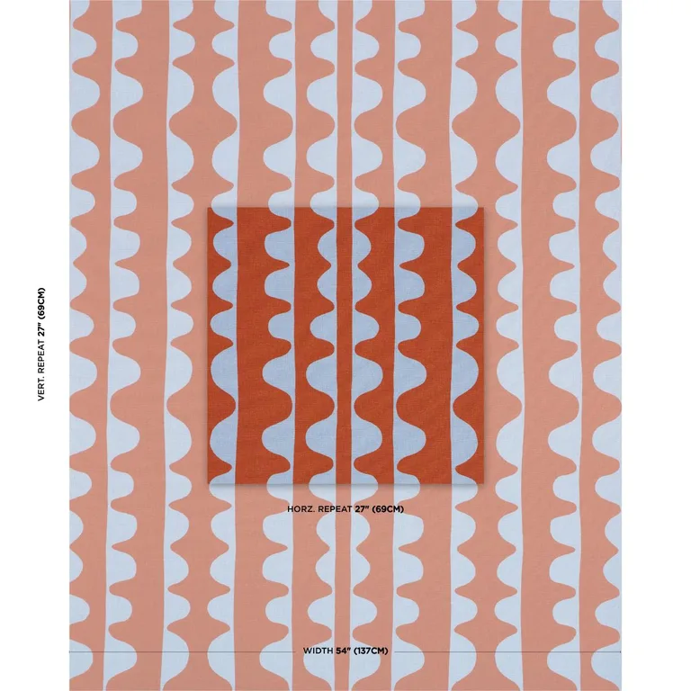 Schumacher 182462 Drift Currant fabric swatch