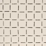 Schumacher 181853 Drifting Grid Black fabric swatch