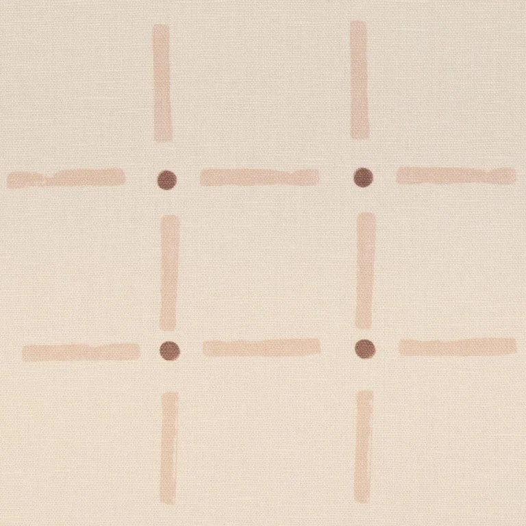 Schumacher 181850 Drifting Grid Petal fabric swatch