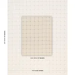 Schumacher 181852 Drifting Grid Sky fabric swatch