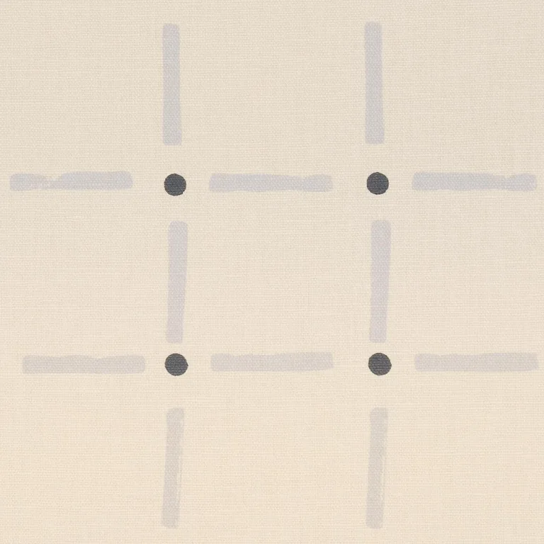 Schumacher 181852 Drifting Grid Sky fabric swatch
