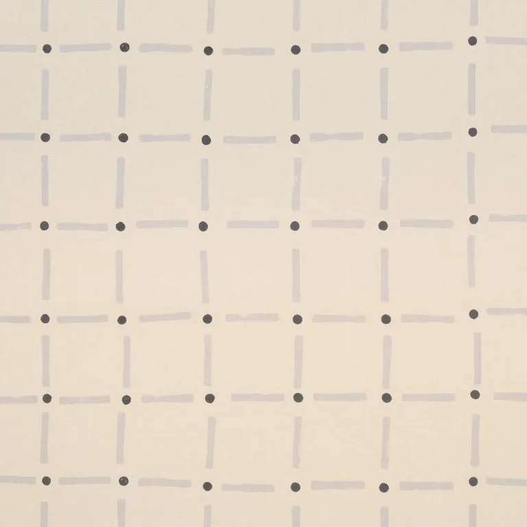 Schumacher 181852 Drifting Grid Sky fabric swatch