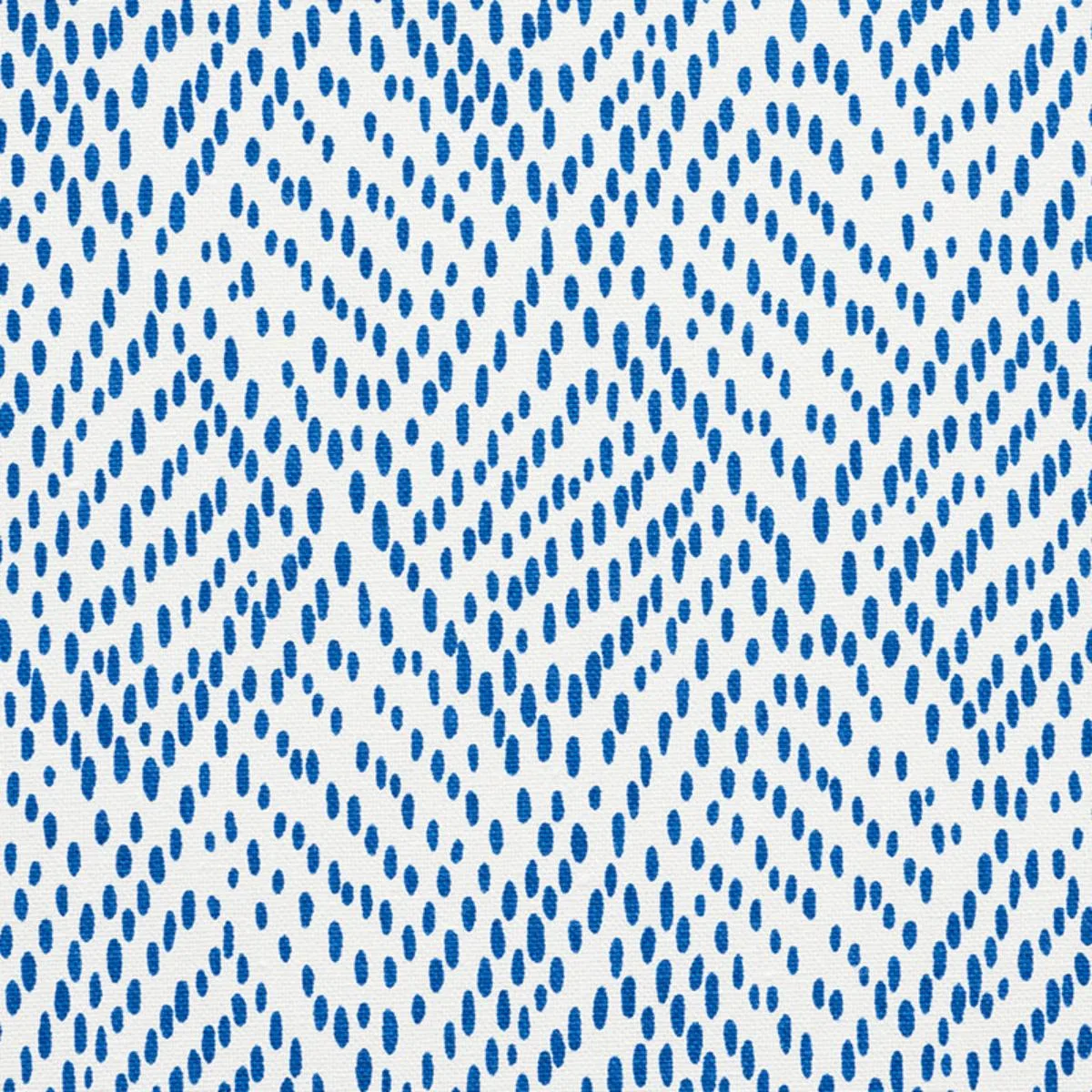 Schumacher 177763 Duma Diamond Blue fabric swatch