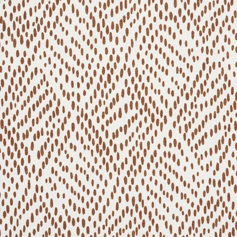 Schumacher 177761 Duma Diamond Brown fabric swatch