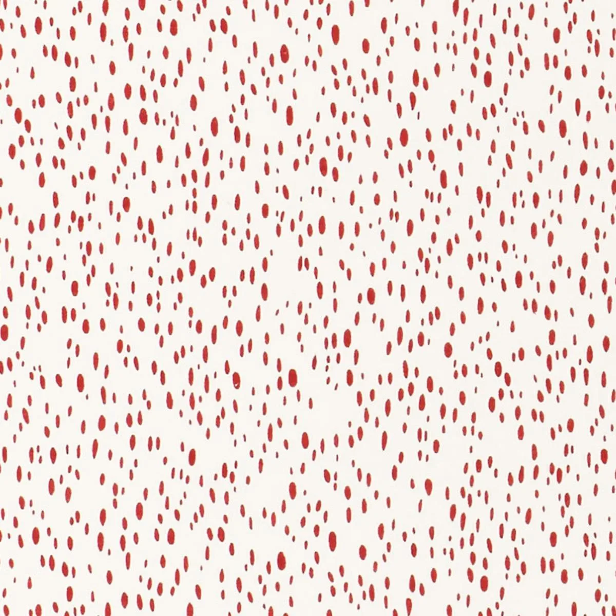 Schumacher 176460 Duma Red fabric swatch