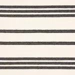 Schumacher 73290 Dune Stripe Black fabric swatch