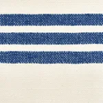Schumacher 73291 Dune Stripe Blue fabric swatch