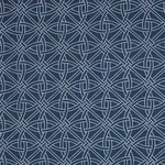 Schumacher 55696 Durance Embroidery Navy fabric swatch