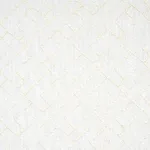 Schumacher 80131 Durant Embroidery Ivory fabric swatch