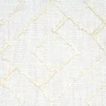 Schumacher 80131 Durant Embroidery Ivory fabric swatch