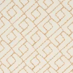 Schumacher 80132 Durant Embroidery Ochre fabric swatch