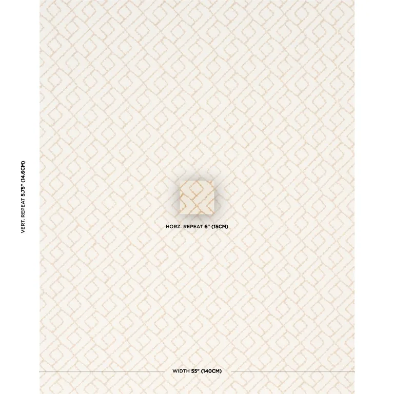 Schumacher 80132 Durant Embroidery Ochre fabric swatch
