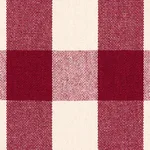 Schumacher 82943 Dutton Buffalo Check Crimson fabric swatch